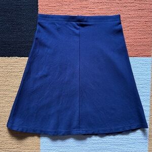 Yoana Baraschi Navy Blue A Line Skirt Size Small